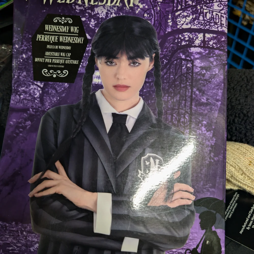 Wednesday Addams Black wig